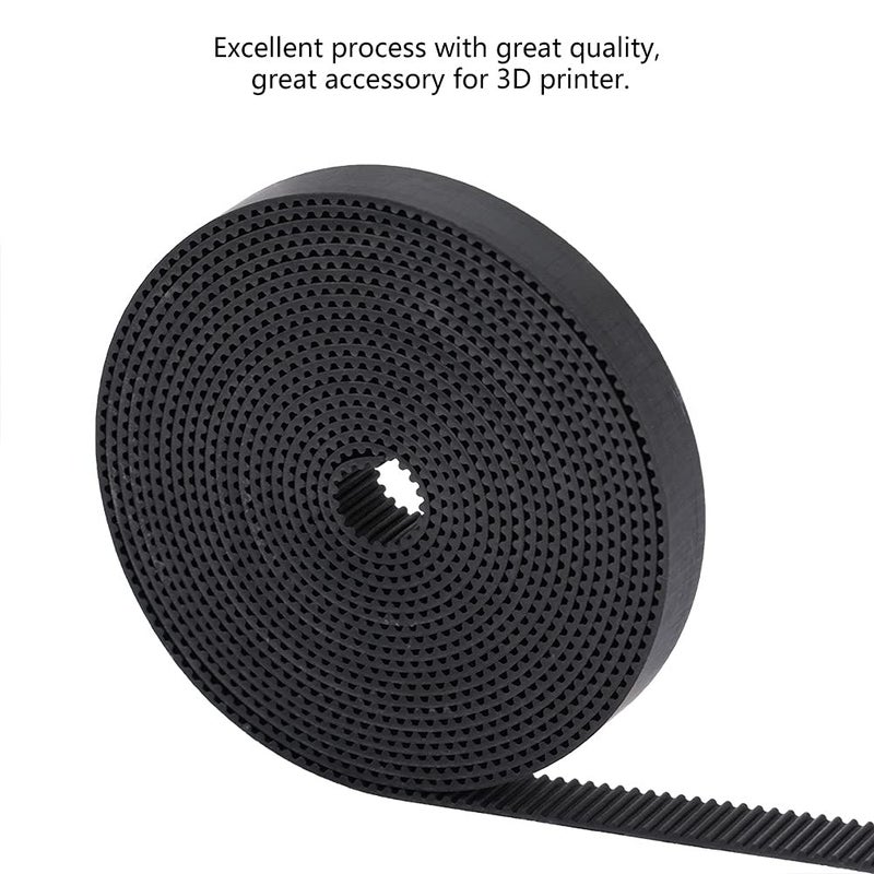 2GT Rubber Timing Belt 10mm Width For 3D Printer Low Noise High Wear Resistance - Image 4